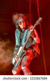 Nikki Sixx Playing With Sixx AM At Tribute Communications Centre Oshawa Ontario Canada Sept. 23 2016