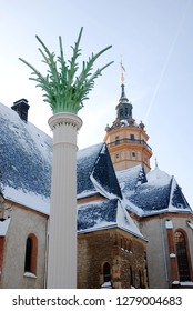 Nikolai Church In Leipzig, Germany In The Winter