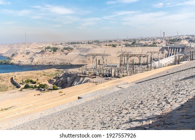 Nile Dam In Aswan (Egypt)