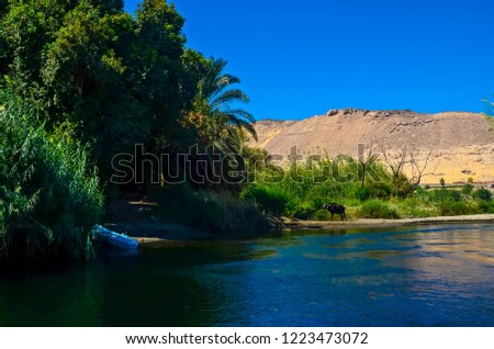 nile longest river world flows all stock photo edit now 1223473072