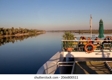  Nile River. Egypt. - 12.09.2015: Cruise On The Nile River By Ship. Egypt