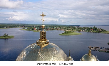 Nilo-Stolobensky monastery. Nilo-Stolobensky monastery is located in Tver region, on lake Seliger, Russia