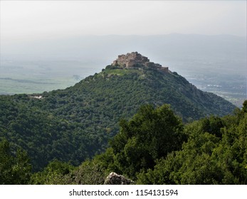 The Nimrod Fortress or Nimrod Castle situated on the southern slopes of Mount Hermon, Israel.