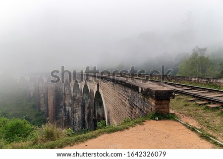 Image, Stock Photo arch Construction site