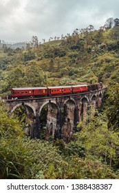 Nine Arch Bridge, Sri Lanka with train