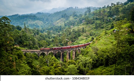 Nine Arches Bridge from above, Sri Lanka