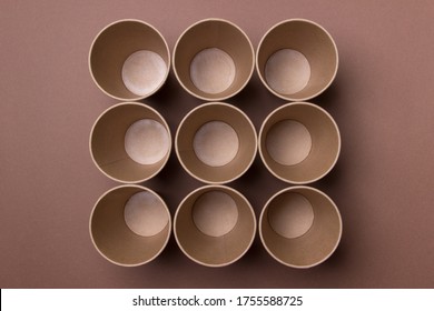 square paper cups