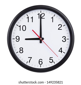 Nine Hours On A Round Clock Face