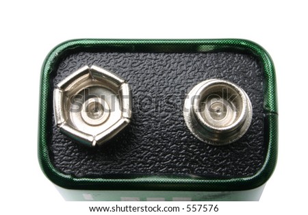 Nine volts battery