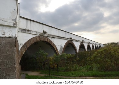 The Nine-arched Bridge At  The Hortobágy National Park, Hungary's Great Plain.