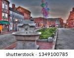 Nineteenth century drinking trough in the historical Old Port section of Portland Maine