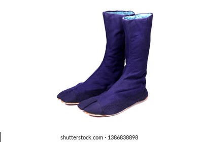 Ninja Shoes  Or Tabi Boots On White Background  From Japan Costume  Stye Of Killer  