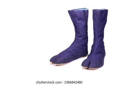 Ninja Shoes  Or Tabi Boots On White Background  From Japan Costume  Stye Of Killer  