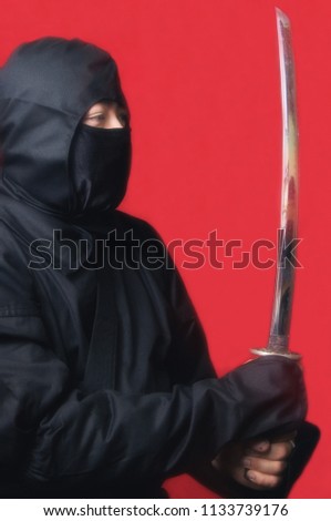 Ninja with Weapons