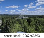 Nipigon River Bridge in Nipigon Ontario 