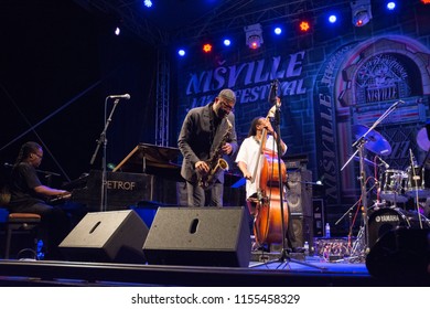 NIS - AUGUST 9: Kenny Garrett Greatest Alto Saxophonist Was Played On In Nisville Jazz Festival On August 9, 2018 In Nis;