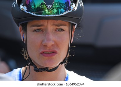 Nispen, The Netherlands - June 30, 2018: National Championships Women's Elite Road Race, Marianne Vos