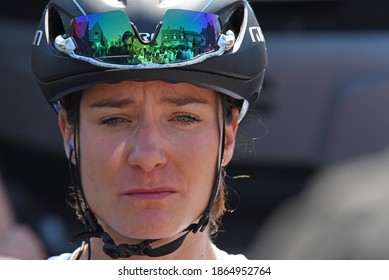 Nispen, The Netherlands - June 30, 2018: National Championships Women's Elite Road Race, Marianne Vos