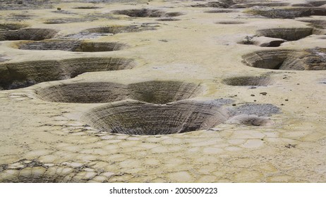 Nisyros Volcanic Crater In Greece