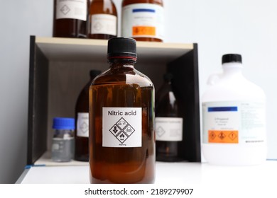 Nitric Acid Bottle Chemical Laboratory Industry Stock Photo 2189279907   Nitric Acid Bottle Chemical Laboratory 260nw 2189279907 