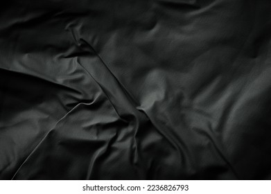 Nitrile black glove texture detail - Shutterstock ID 2236826793