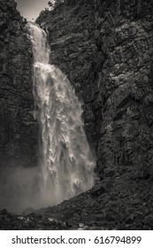 Njupesjaer Waterfall, Northern Dalecarlia, Sweden