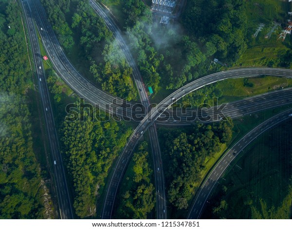 Nkveplus Highway Ipoh Kl Stock Photo Edit Now 1215347851