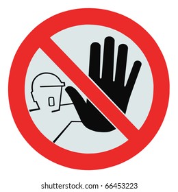 1,494 Unauthorized person signs Images, Stock Photos & Vectors ...