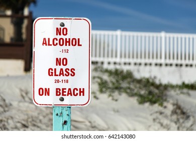 No Alcohol On The Beach