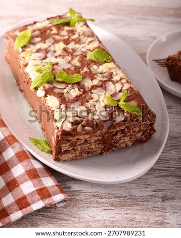 No bake biscuits chocolate cake