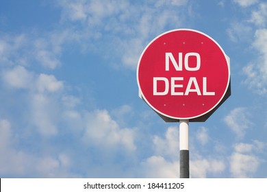 No Deal Sign