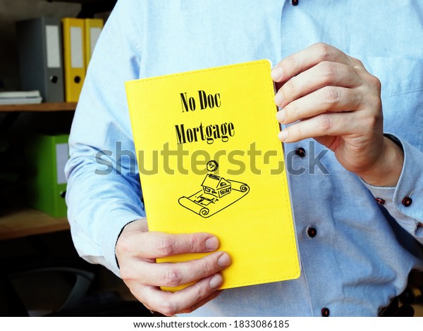 No Doc Mortgage Phrase On Sheet Stock Photo (Edit Now) 1833086185