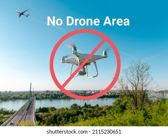 No Drone Zone Area Near Airport Stock Photo (Edit Now) 2115230651