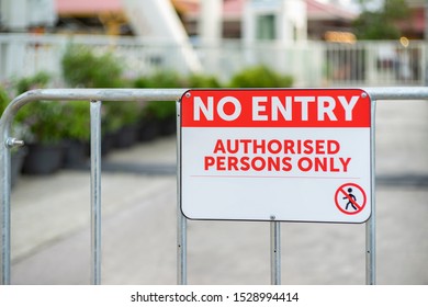 No Entry Sign Board Outdoor City Stock Photo 1528994414 | Shutterstock