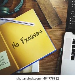 No Excuses Money Low Concept - Shutterstock ID 494779912