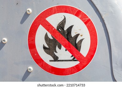 No Fire Sign On The Street