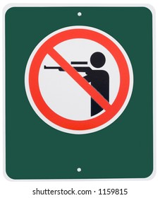 No Hunting Sign