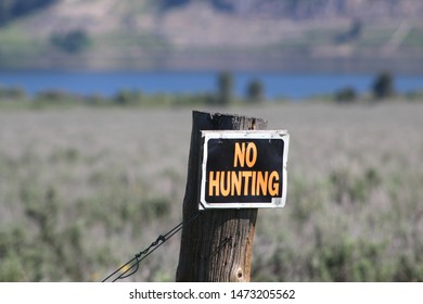 No Hunting Sign In Montana