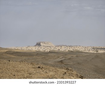 No man's land desert dry sunny  - Shutterstock ID 2331393227