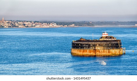 No Man's Land Fort in Solent off the coast of the Isle of Wight in the United Kingdom - Shutterstock ID 1431495437
