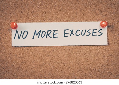 No More Excuses