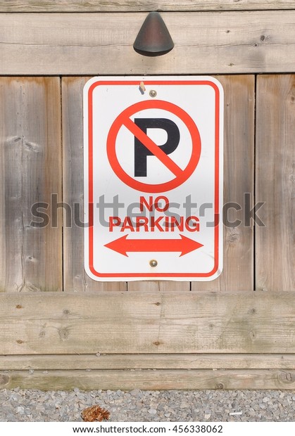 No parking
sign