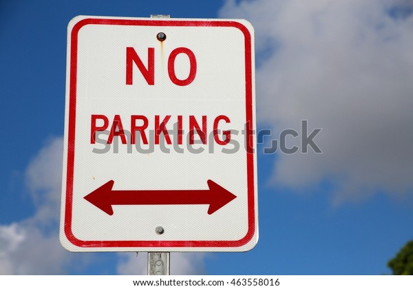 No Parking Sign Frame\
Left