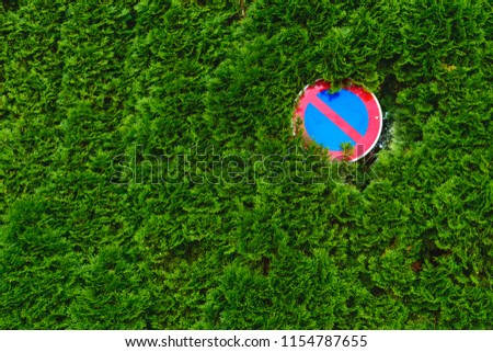 Similar – Image, Stock Photo Restricted stopping restriction