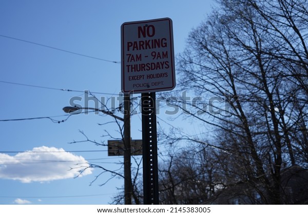 No Parking Sign in\
Shade