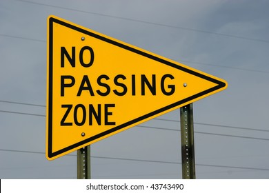 No Passing Road Sign Zone Images, Stock Photos & Vectors | Shutterstock