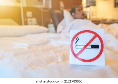 No Smoking Sign In The Patient Room