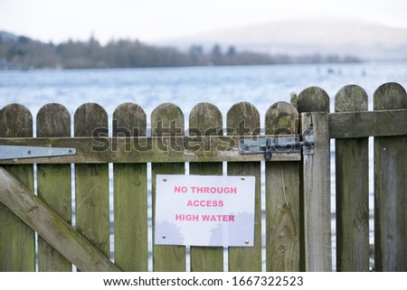 Similar – Image, Stock Photo ROAD CLOSED Environment