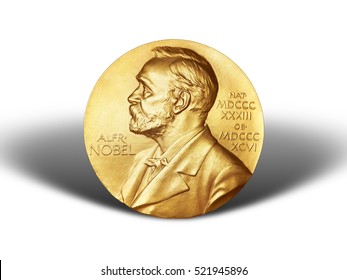 Nobel Prize. The Award Of The Year. Prize Alfred Nobel. Humanity Award