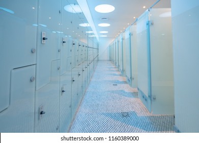 Changing room swimming pool